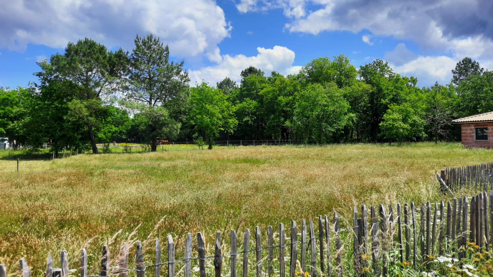 Terrain constructible de 811m2 à Saint-Magne